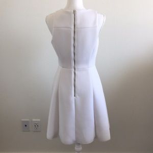 White scuba dress